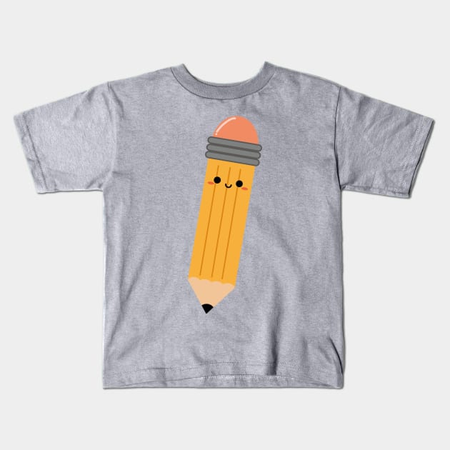 Little Pencil Kids T-Shirt by AndySaljim